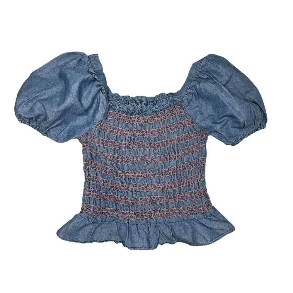 Vince Camuto Girls 12 Matching Set Floral Shorts and Top‎ Outfit